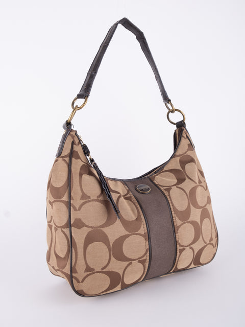COACH Vintage Signature Hobo Shoulder Bag