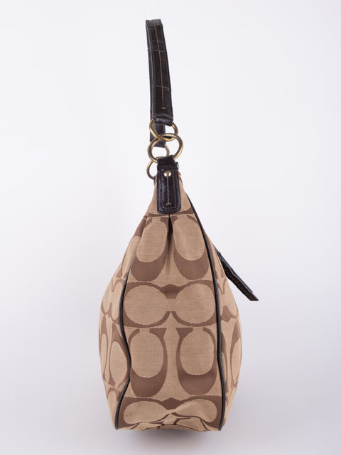 COACH Vintage Signature Hobo Shoulder Bag