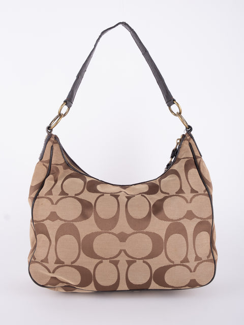 COACH Vintage Signature Hobo Shoulder Bag