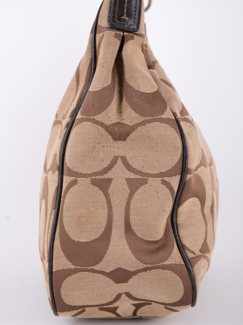 COACH Vintage Signature Hobo Shoulder Bag