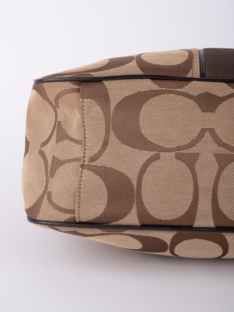 COACH Vintage Signature Hobo Shoulder Bag