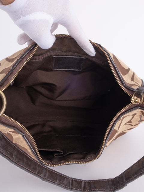 COACH Vintage Signature Hobo Shoulder Bag