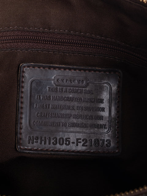 COACH Vintage Signature Hobo Shoulder Bag