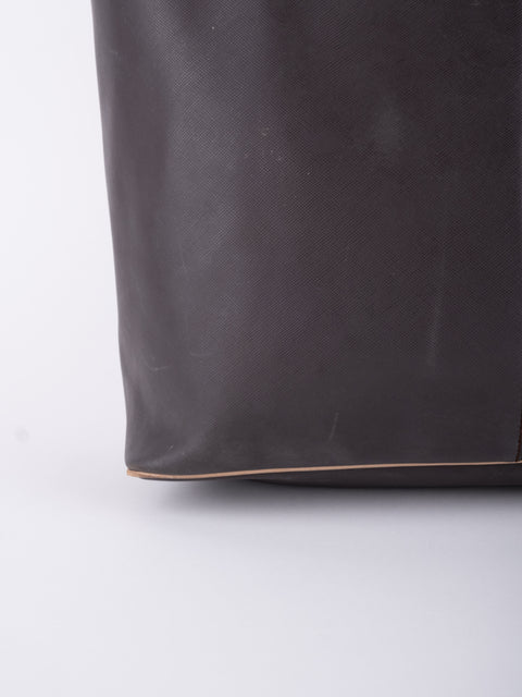Coach Dark Brown Leather Tote Bag