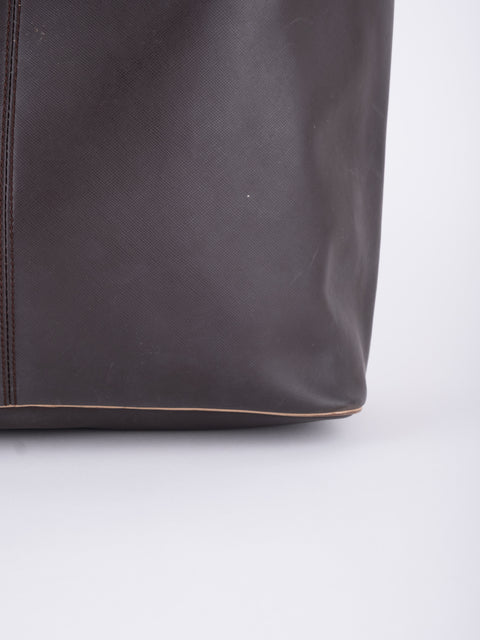 Coach Dark Brown Leather Tote Bag