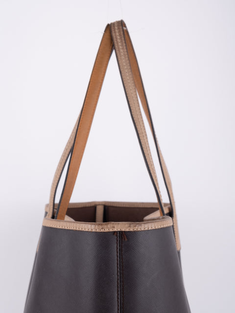 Coach Dark Brown Leather Tote Bag
