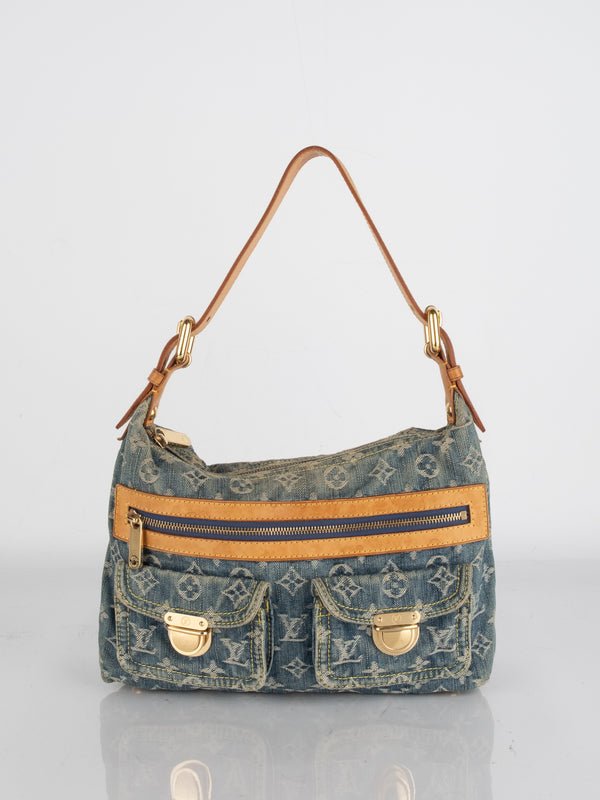 Monogram Denim Baggy - 2005 By Marc Jacobs נדיר להשגה