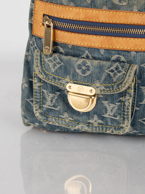 Monogram Denim Baggy - 2005 By Marc Jacobs Rare to find