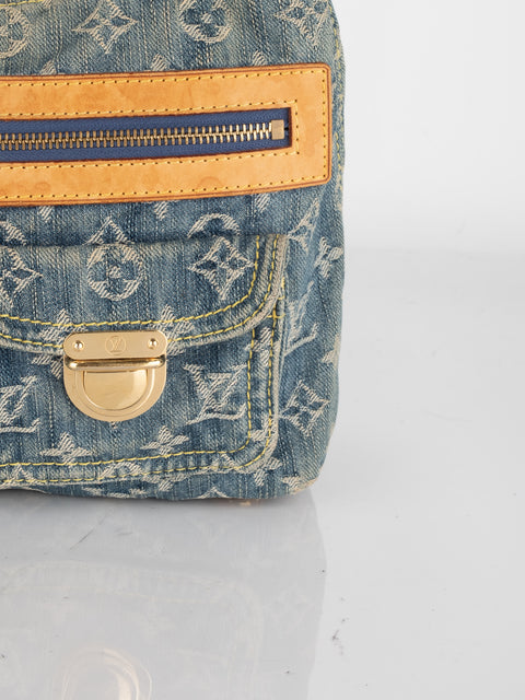 Monogram Denim Baggy - 2005 By Marc Jacobs Rare to find