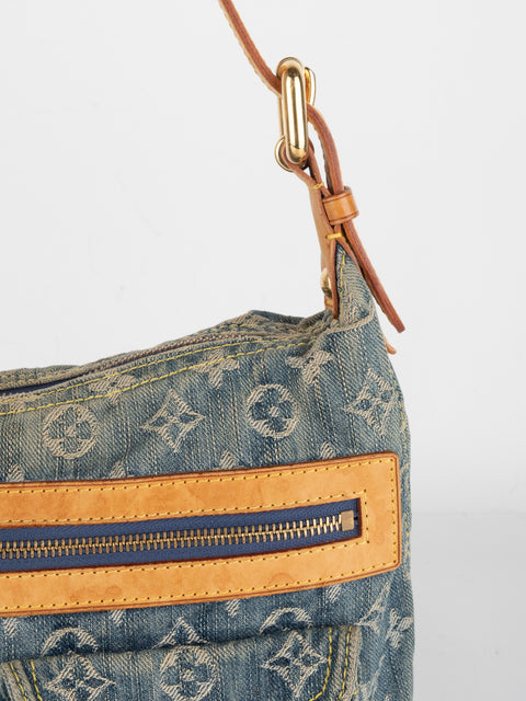 Monogram Denim Baggy - 2005 By Marc Jacobs Rare to find