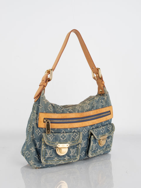 Monogram Denim Baggy - 2005 By Marc Jacobs Rare to find