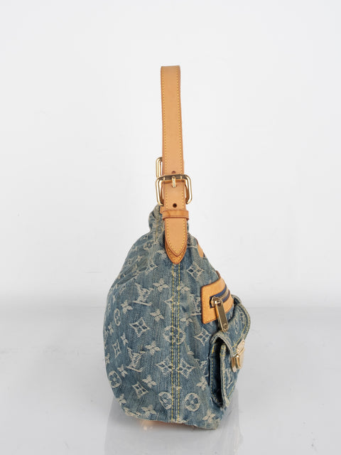 Monogram Denim Baggy - 2005 By Marc Jacobs Rare to find