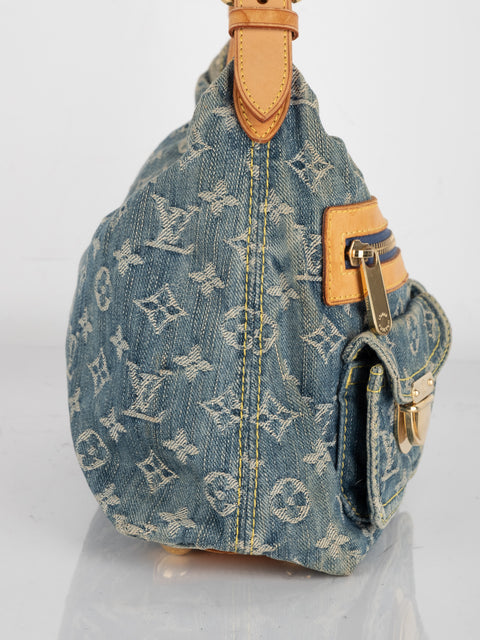 Monogram Denim Baggy - 2005 By Marc Jacobs Rare to find
