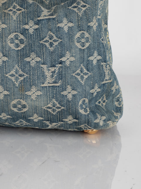 Monogram Denim Baggy - 2005 By Marc Jacobs Rare to find