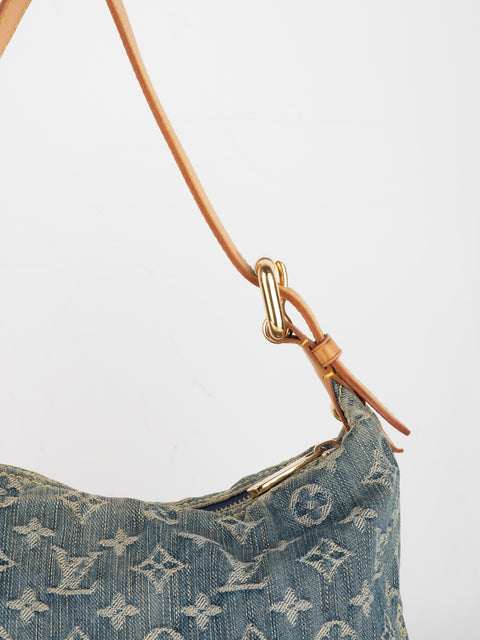 Monogram Denim Baggy - 2005 By Marc Jacobs Rare to find