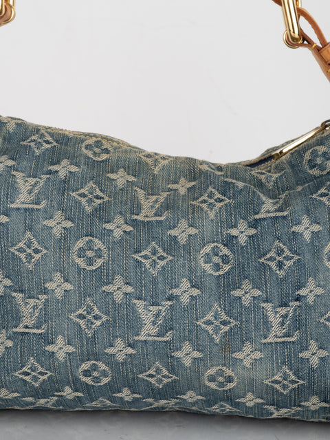 Monogram Denim Baggy - 2005 By Marc Jacobs Rare to find