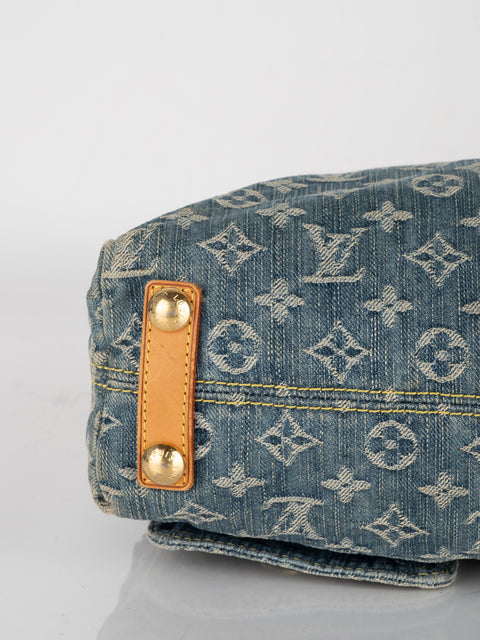 Monogram Denim Baggy - 2005 By Marc Jacobs Rare to find