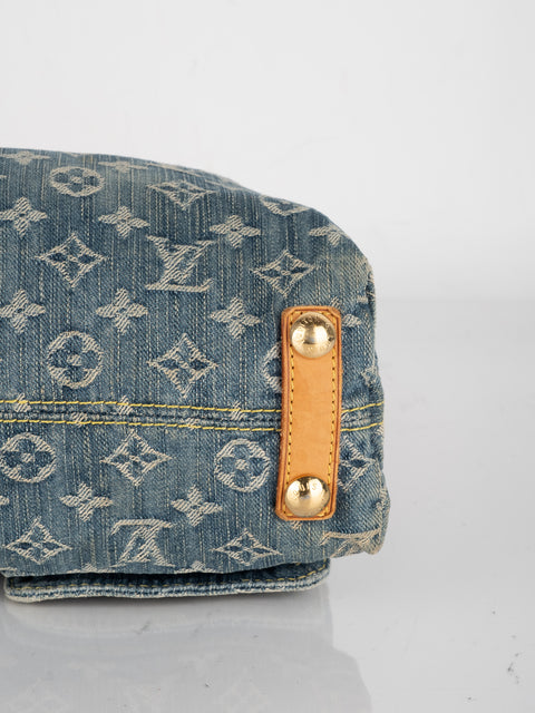 Monogram Denim Baggy - 2005 By Marc Jacobs Rare to find