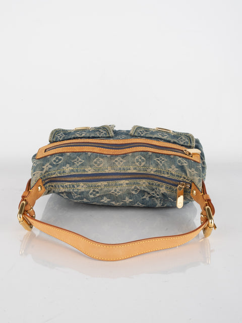 Monogram Denim Baggy - 2005 By Marc Jacobs Rare to find