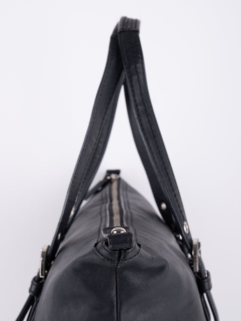 COACH Vintage Black Leather Tote Bag
