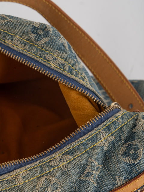 Monogram Denim Baggy - 2005 By Marc Jacobs Rare to find