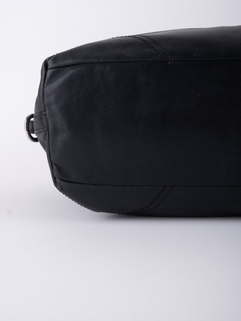COACH Vintage Black Leather Tote Bag