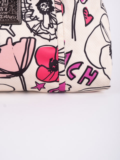 Coach Poppy Floral Tote Bag נדיר להשגה