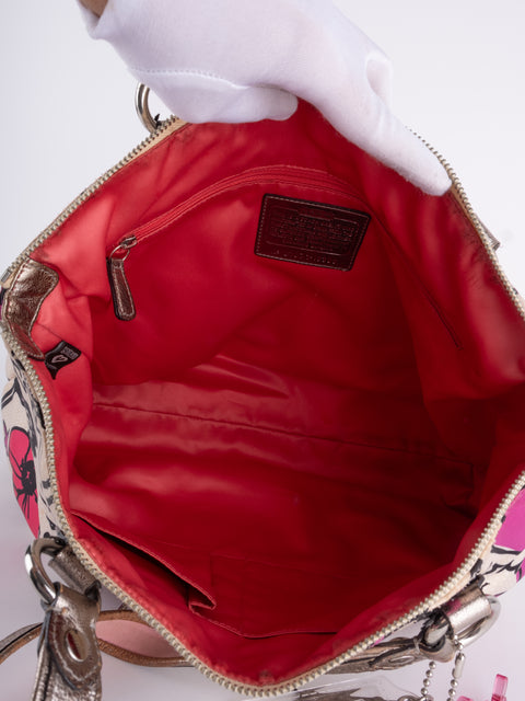 Coach Poppy Floral Tote Bag נדיר להשגה
