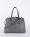 Coach Grey Leather Tote Bag