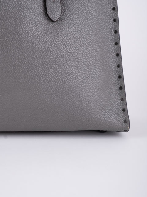 Coach Grey Leather Tote Bag