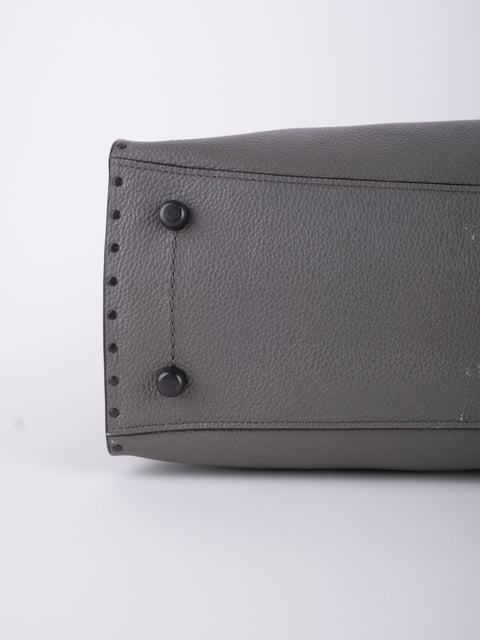 Coach Grey Leather Tote Bag