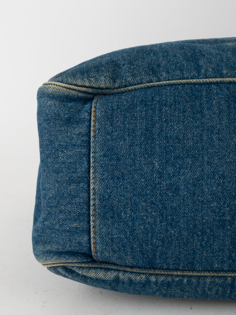 CHANEL Denim CC Top Handle - קארל לגרפלד 2000' - נדיר מאוד להשגה