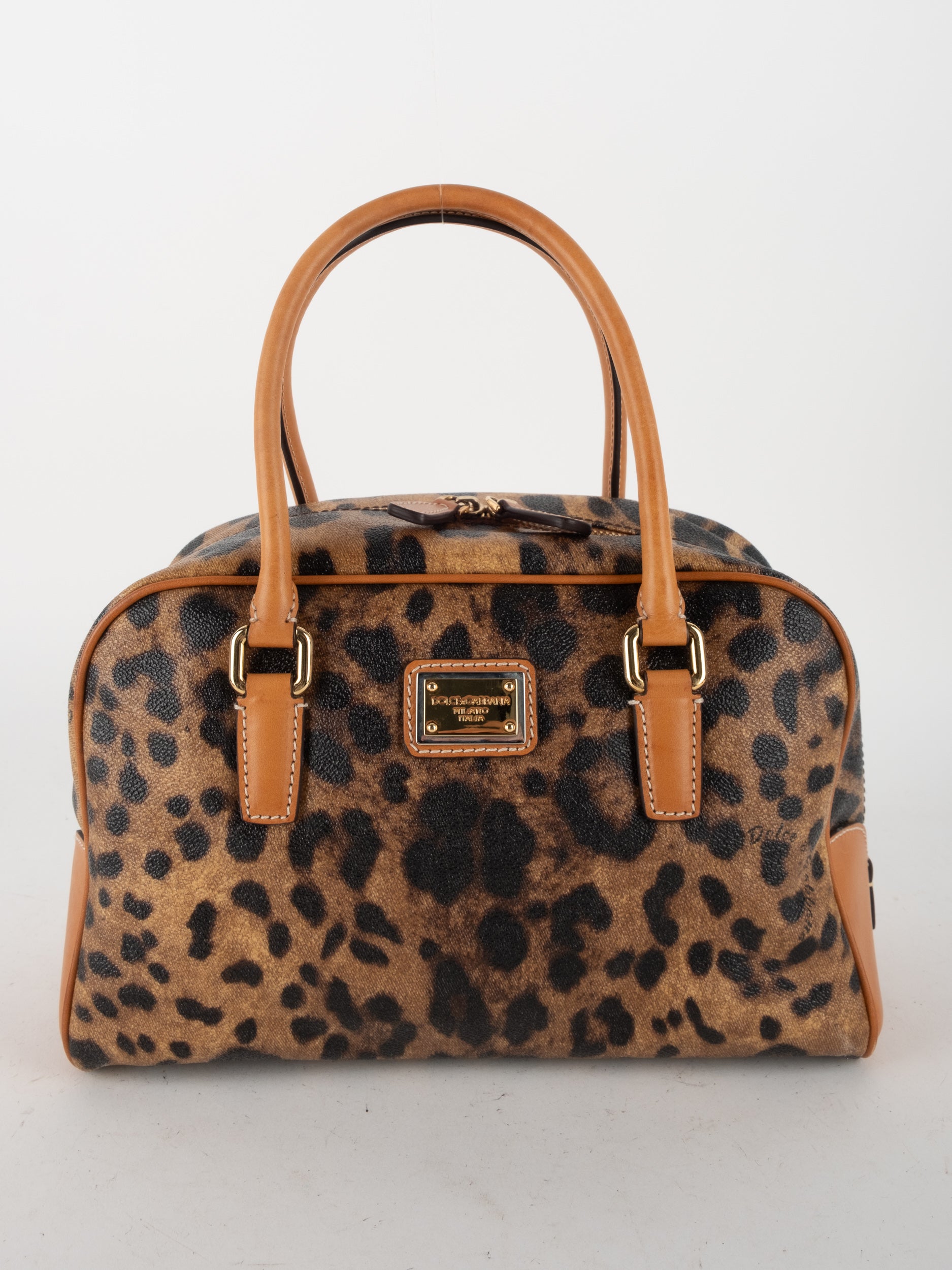 DOLCE & GABBANA Leopard Print Handbag