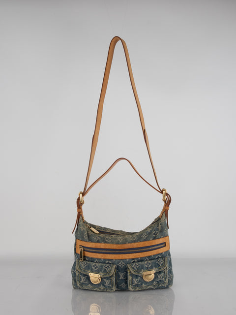 Monogram Denim Baggy - 2005 By Marc Jacobs Rare to find