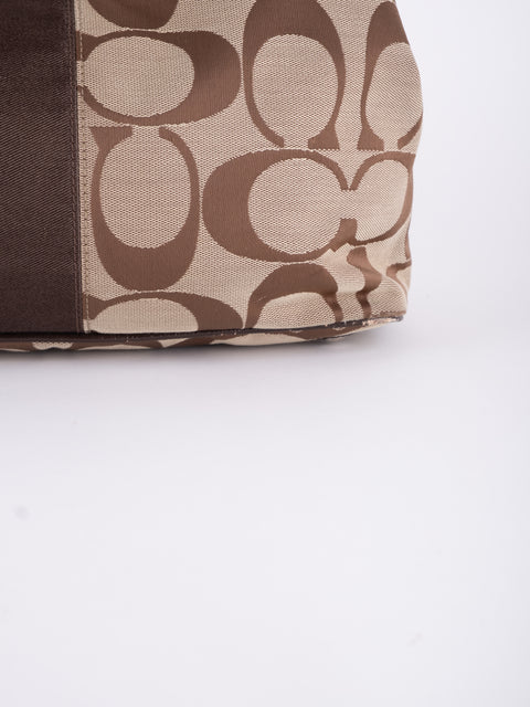 COACH Vintage Oversized Signature Tote Bag