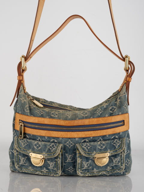 Monogram Denim Baggy - 2005 By Marc Jacobs Rare to find