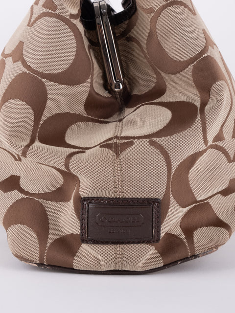 COACH Vintage Oversized Signature Tote Bag