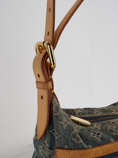 Monogram Denim Baggy - 2005 By Marc Jacobs Rare to find