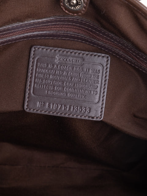 COACH Vintage Oversized Signature Tote Bag