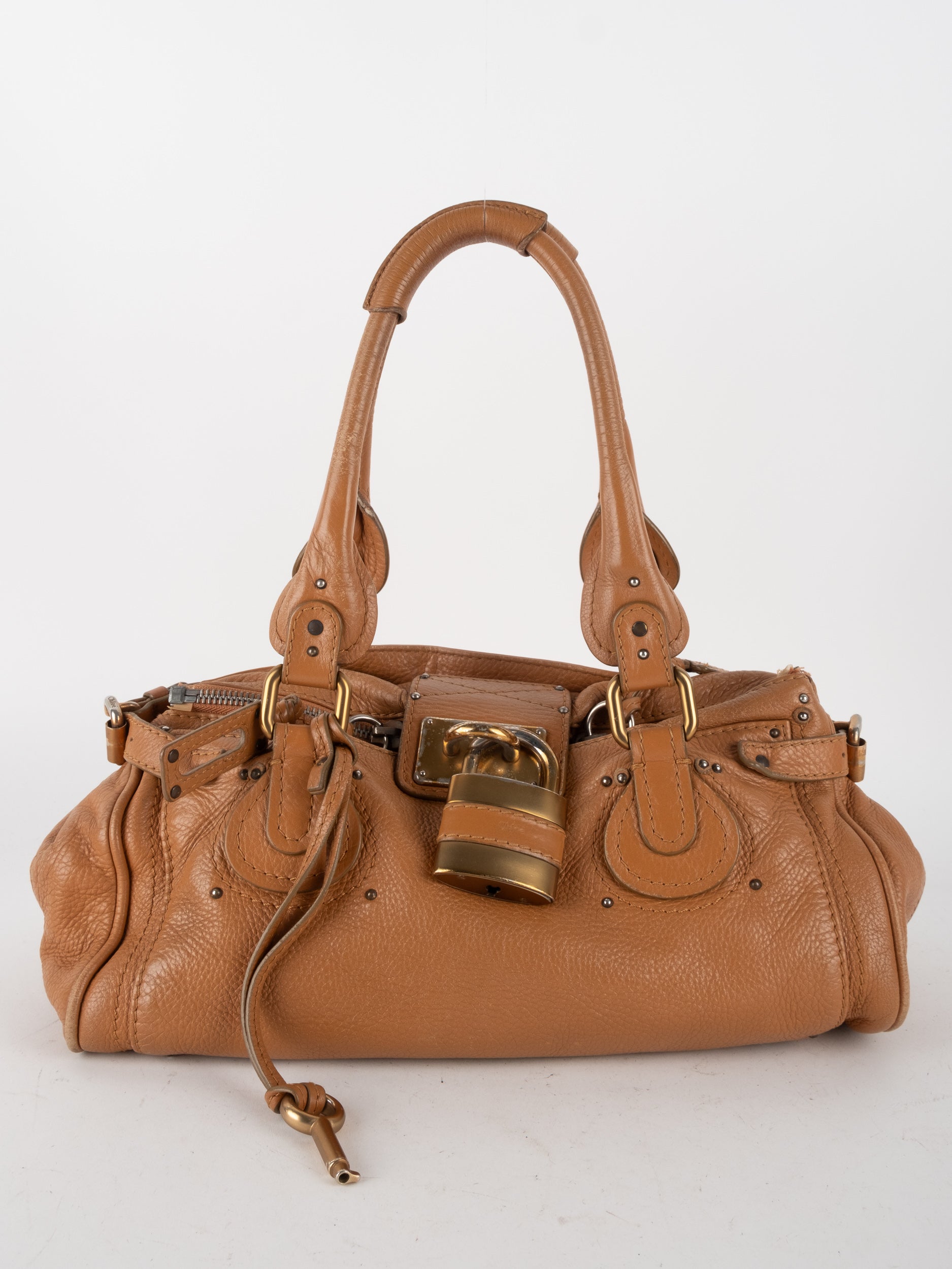 CHLOÉ Paddington Leather Satchel - נדיר מאוד להשגה