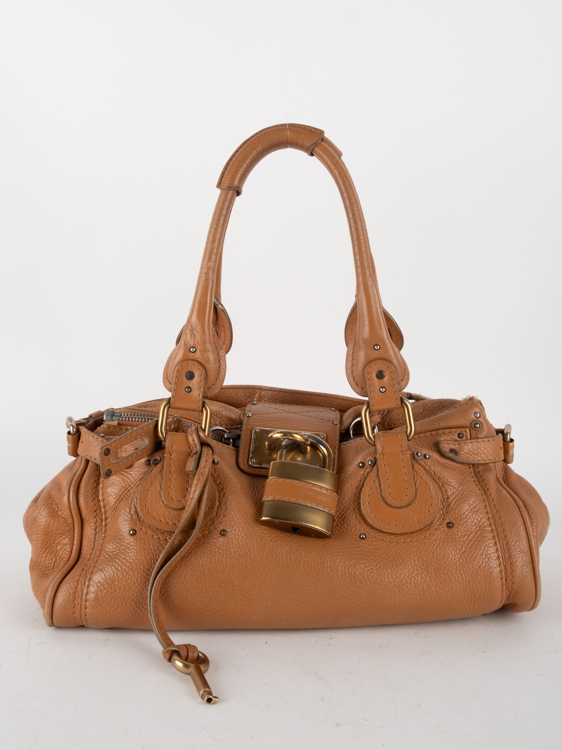 CHLOÉ Paddington Leather Satchel - נדיר מאוד להשגה
