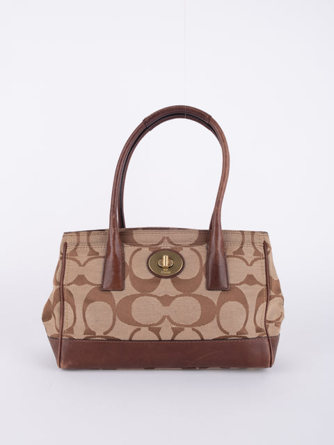 COACH Vintage Signature Satchel Bag