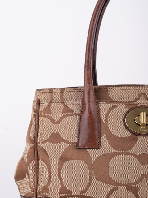 COACH Vintage Signature Satchel Bag