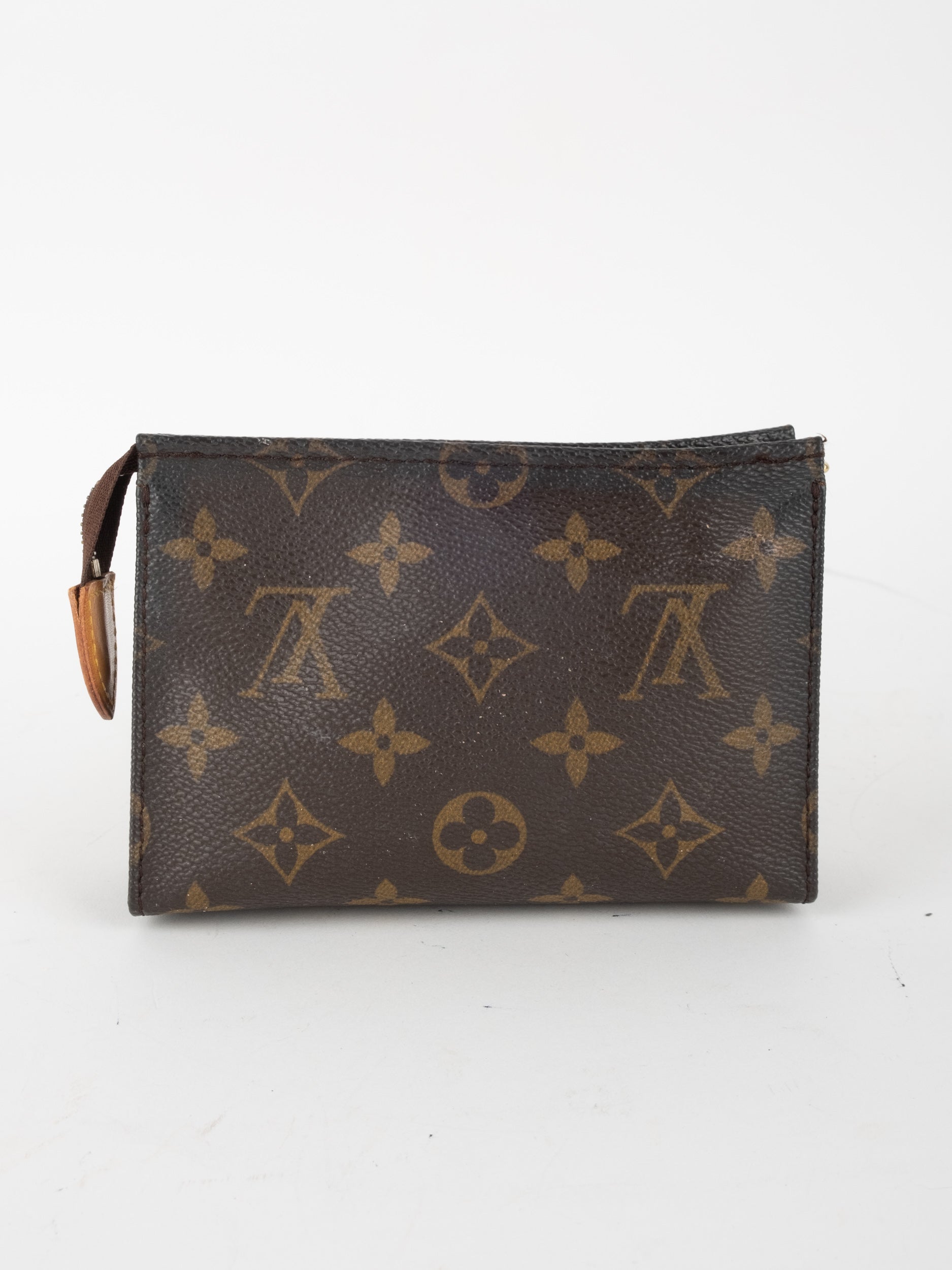 Louis Vuitton Monogram Canvas Flat Zip Pouch