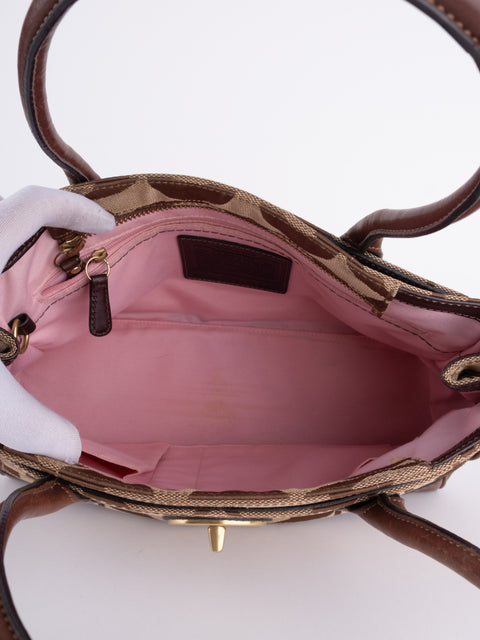 COACH Vintage Signature Satchel Bag