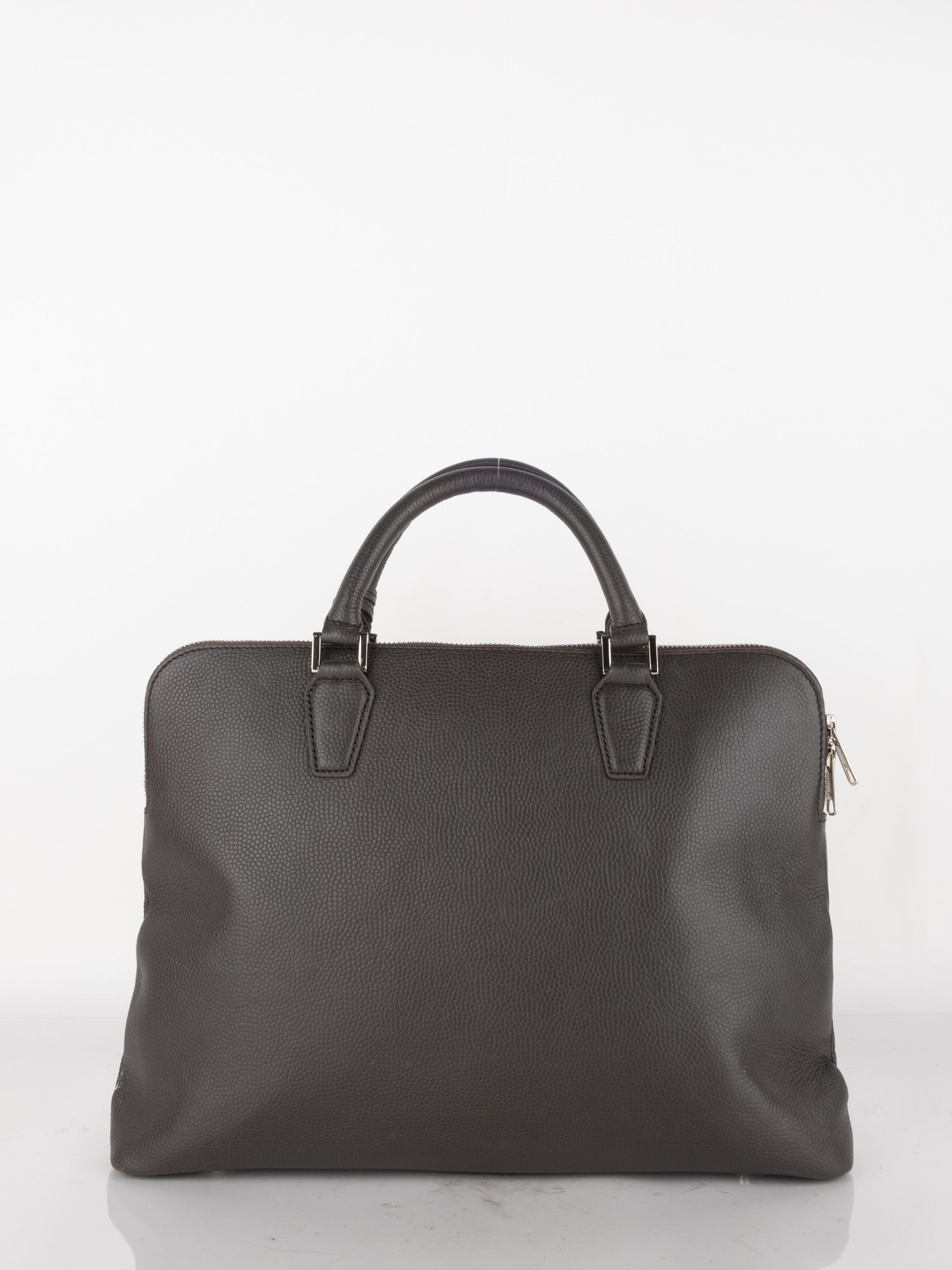 Vintage Briefcase – Grey Leather