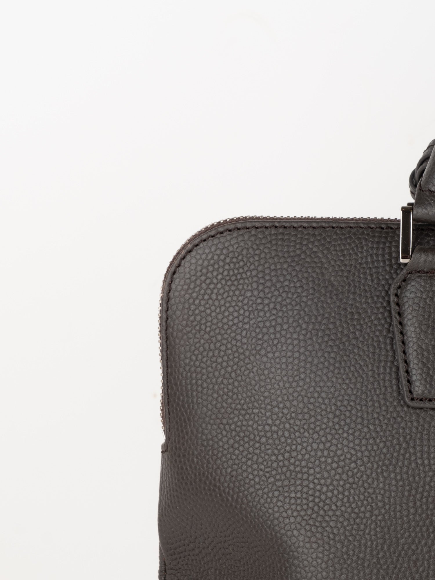 Vintage Briefcase – Grey Leather