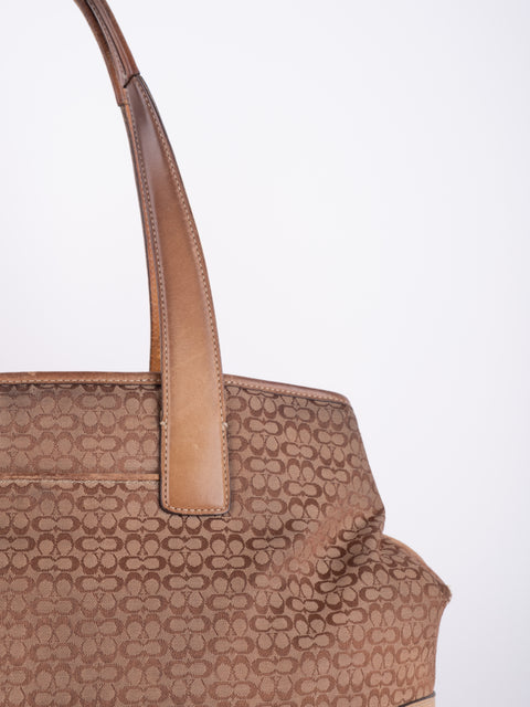 Coach Brown Leather Tote Bag