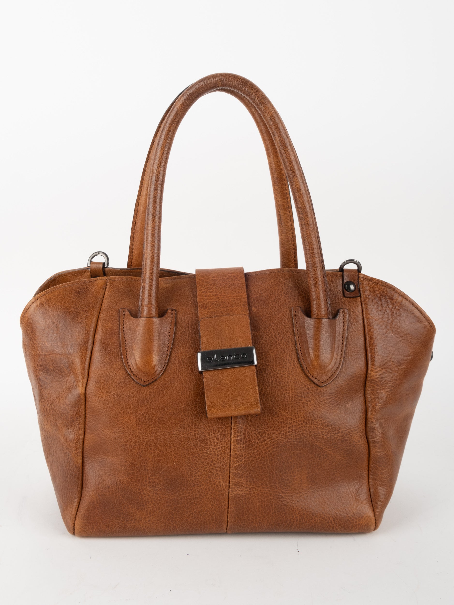 ELENCO Leather Structured Tote Bag Classic Soft