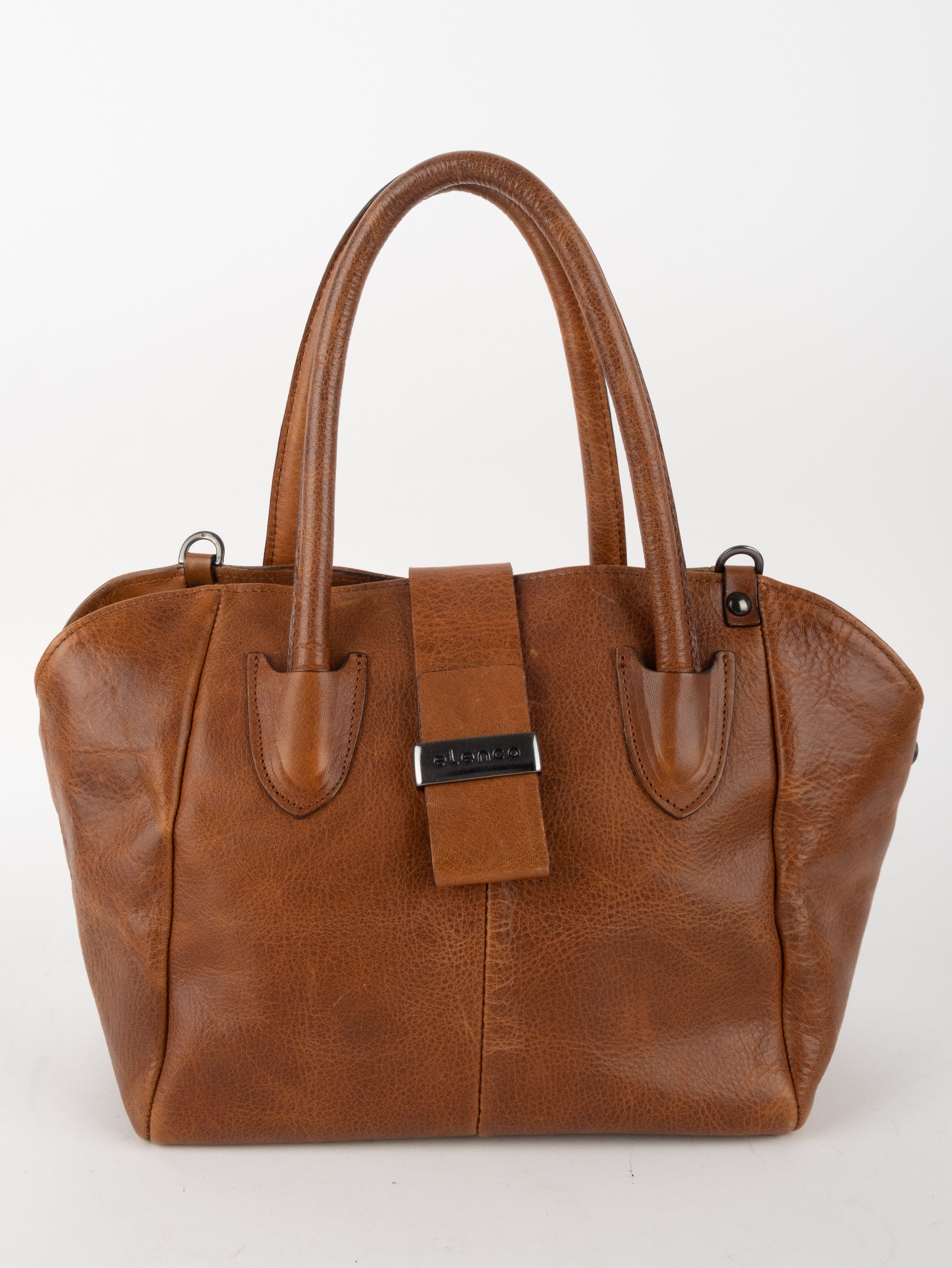 ELENCO Leather Structured Tote Bag Classic Soft